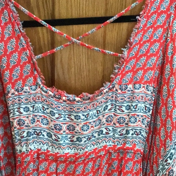 Free people gauze dress large - Picture 5 of 7